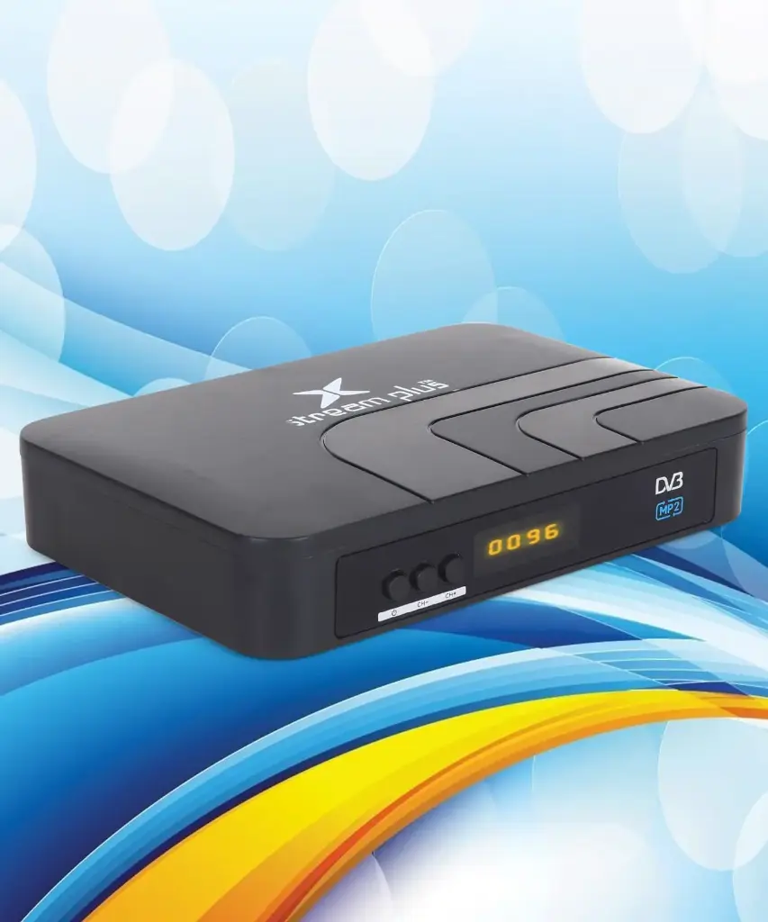 STREAM PLUS DTH MPEG-2 DD Free Dish Digital Set Top Box Receiver Model No.1010 Media Streaming Device (Black)
